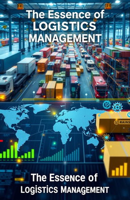 An intricate visualization representing "The Essence of Logistics Management