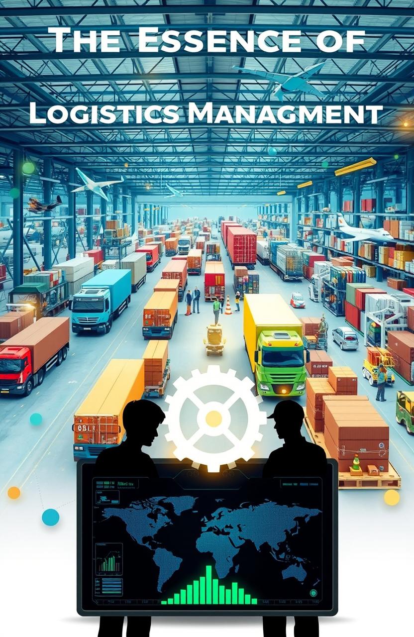 An intricate visualization representing "The Essence of Logistics Management