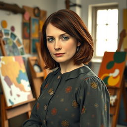 A beautiful and inspiring portrait of Paula Modersohn-Becker, a renowned German painter from the early 20th century