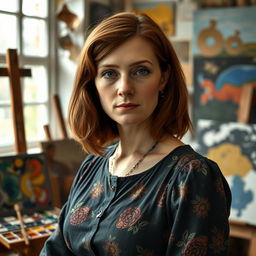 A beautiful and inspiring portrait of Paula Modersohn-Becker, a renowned German painter from the early 20th century