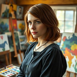 A beautiful and inspiring portrait of Paula Modersohn-Becker, a renowned German painter from the early 20th century