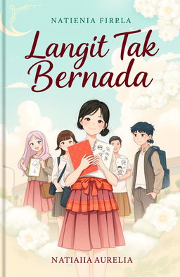 A novel cover for 'Langit Tak Bernada' by Natania Aurelia