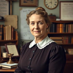 A formal and respectful portrait of Dr