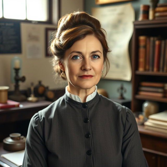 A formal and respectful portrait of Dr