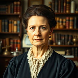 A dignified and historically accurate portrait of Dr