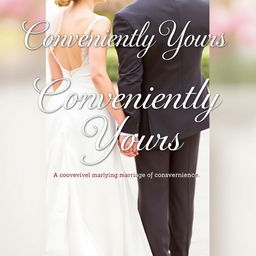 A book cover for a romance novel titled 'Conveniently Yours'