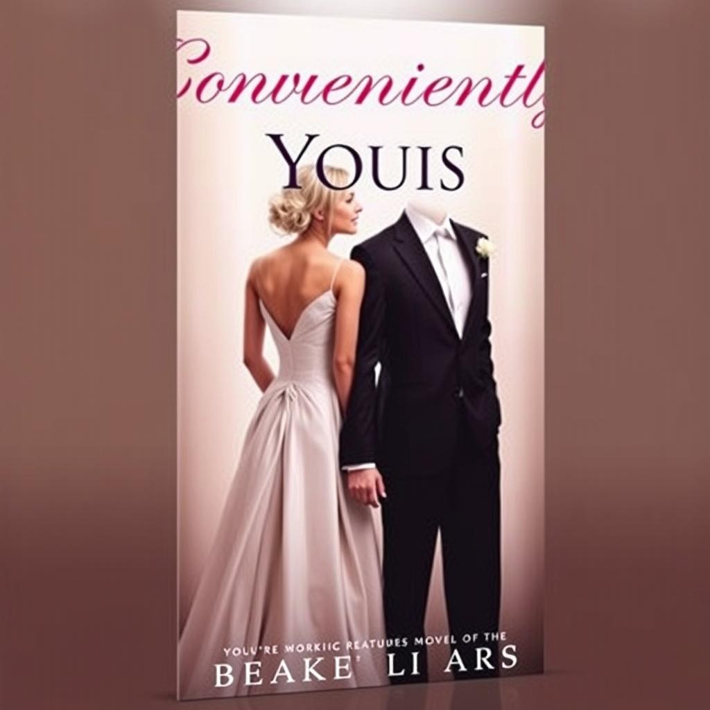 A book cover for a romance novel titled 'Conveniently Yours'