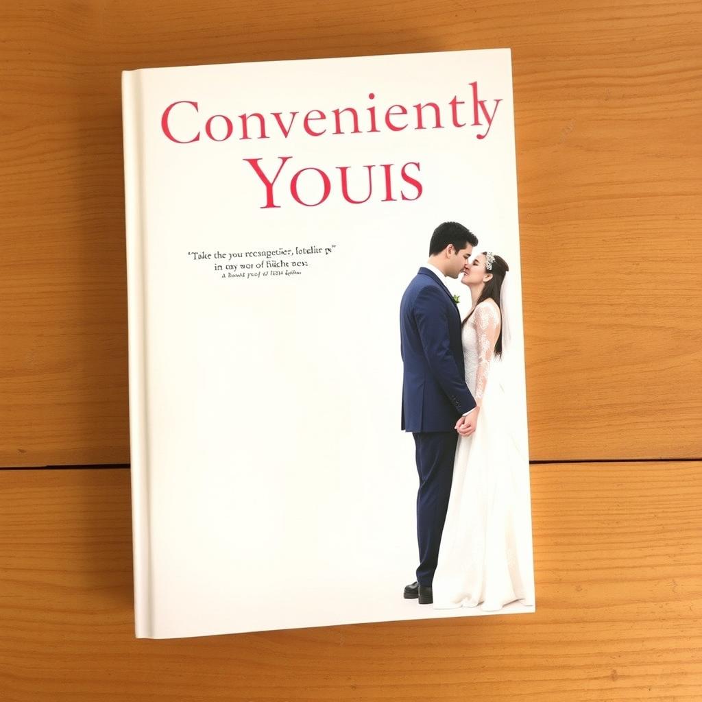 A book cover for a romance novel titled 'Conveniently Yours'