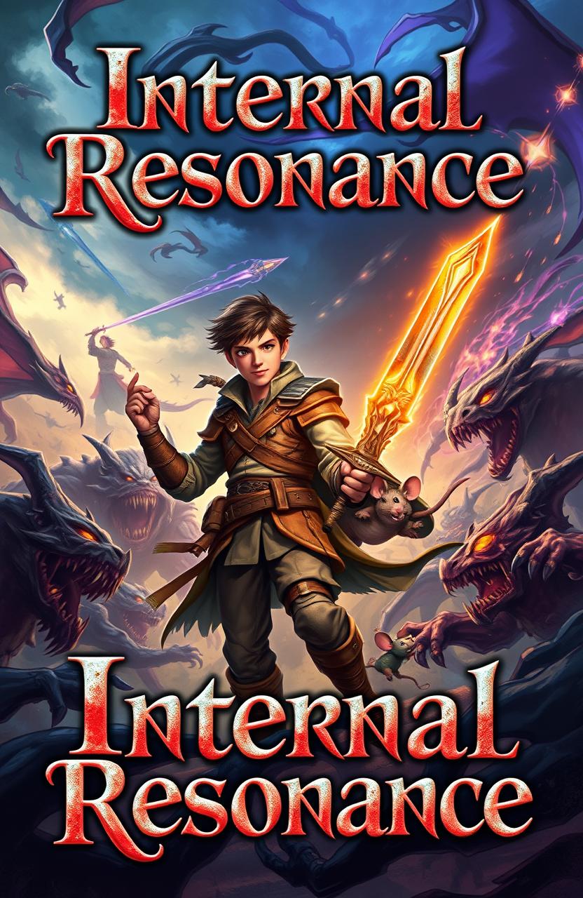 An enchanting fantasy book cover titled 'Internal Resonance'