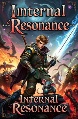 An enchanting fantasy book cover titled 'Internal Resonance'