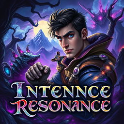 A book cover for 'Internal Resonance' featuring fantasy style lettering in a captivating design