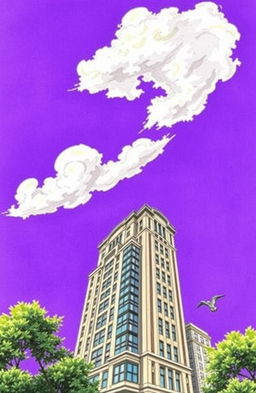 A vibrant and colorful drawing featuring the color CSS #9400d3 prominently in the background