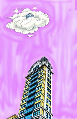 A vibrant and colorful drawing featuring the color CSS #9400d3 prominently in the background