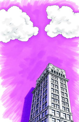 A vibrant and colorful drawing featuring the color CSS #9400d3 prominently in the background