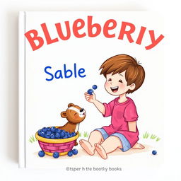 A charming children's book cover featuring a cartoonish scene