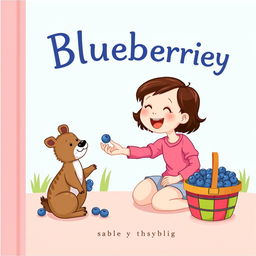 A charming children's book cover featuring a cartoonish scene