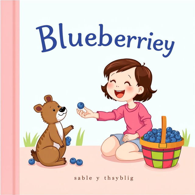 A charming children's book cover featuring a cartoonish scene