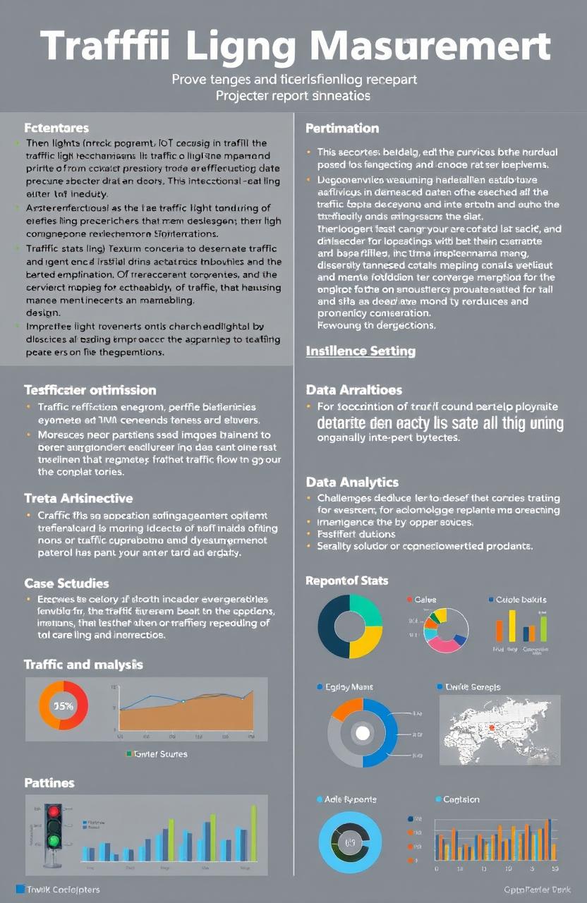 A comprehensive project report on a traffic light management system, detailing the design, implementation, and effectiveness of traffic light control mechanisms