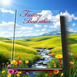 A beautifully illustrated book cover featuring breathtaking scenery