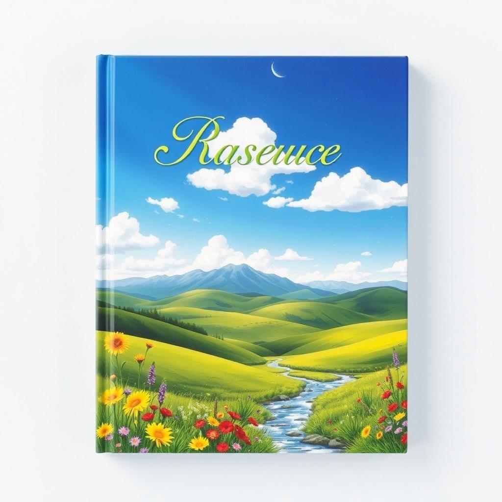 A beautifully illustrated book cover featuring breathtaking scenery