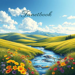 A beautifully illustrated book cover featuring breathtaking scenery