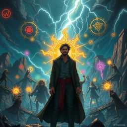 In a chaotic world where humans have acquired extraordinary powers, a tall and handsome protagonist named Vincent stands at the center