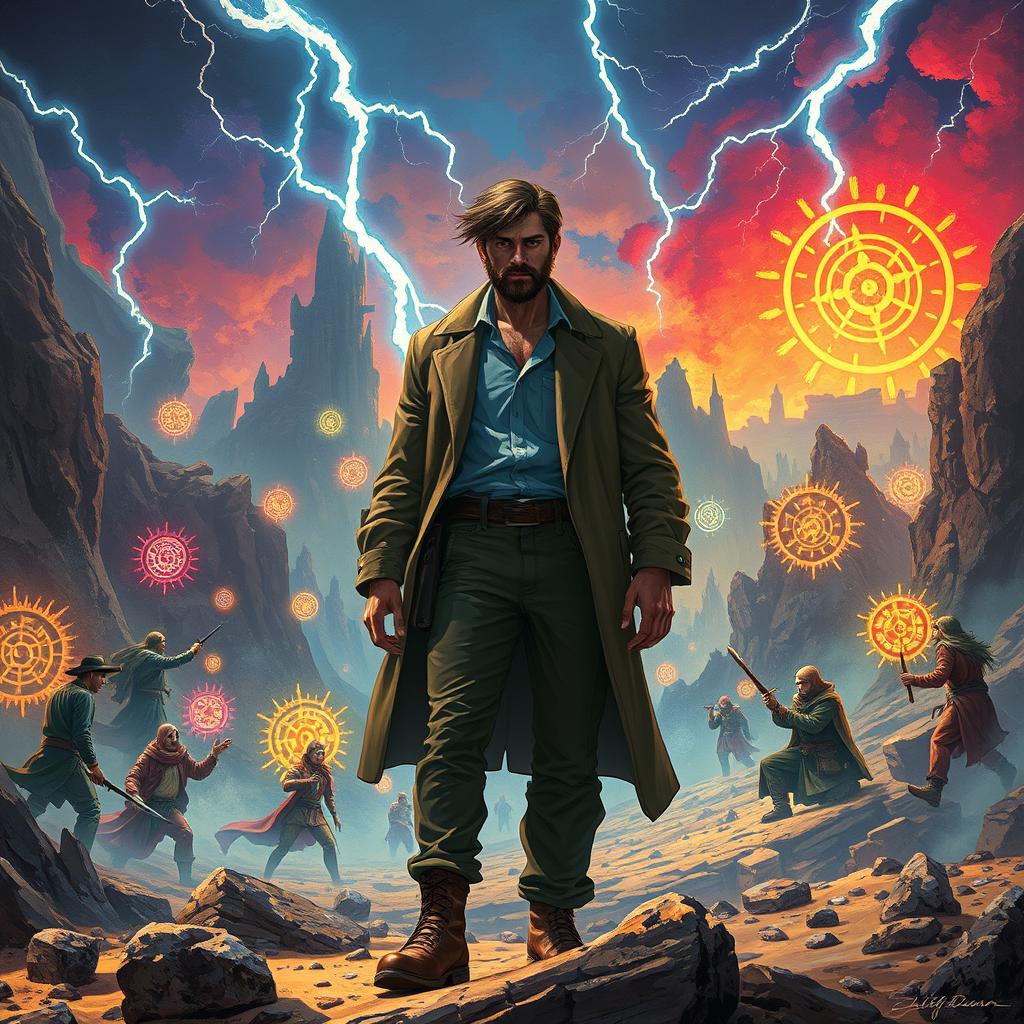 In a chaotic world where humans have acquired extraordinary powers, a tall and handsome protagonist named Vincent stands at the center