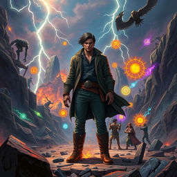 In a chaotic world where humans have acquired extraordinary powers, a tall and handsome protagonist named Vincent stands at the center