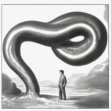 The protagonist in the novel discovered that he had an adenomatous polyp growing in his colon.