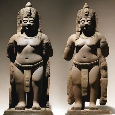 According to ancient religious texts, the statues of the gods were said to come to life when they were afflicted with adenomegaly, showcasing their divine powers.
