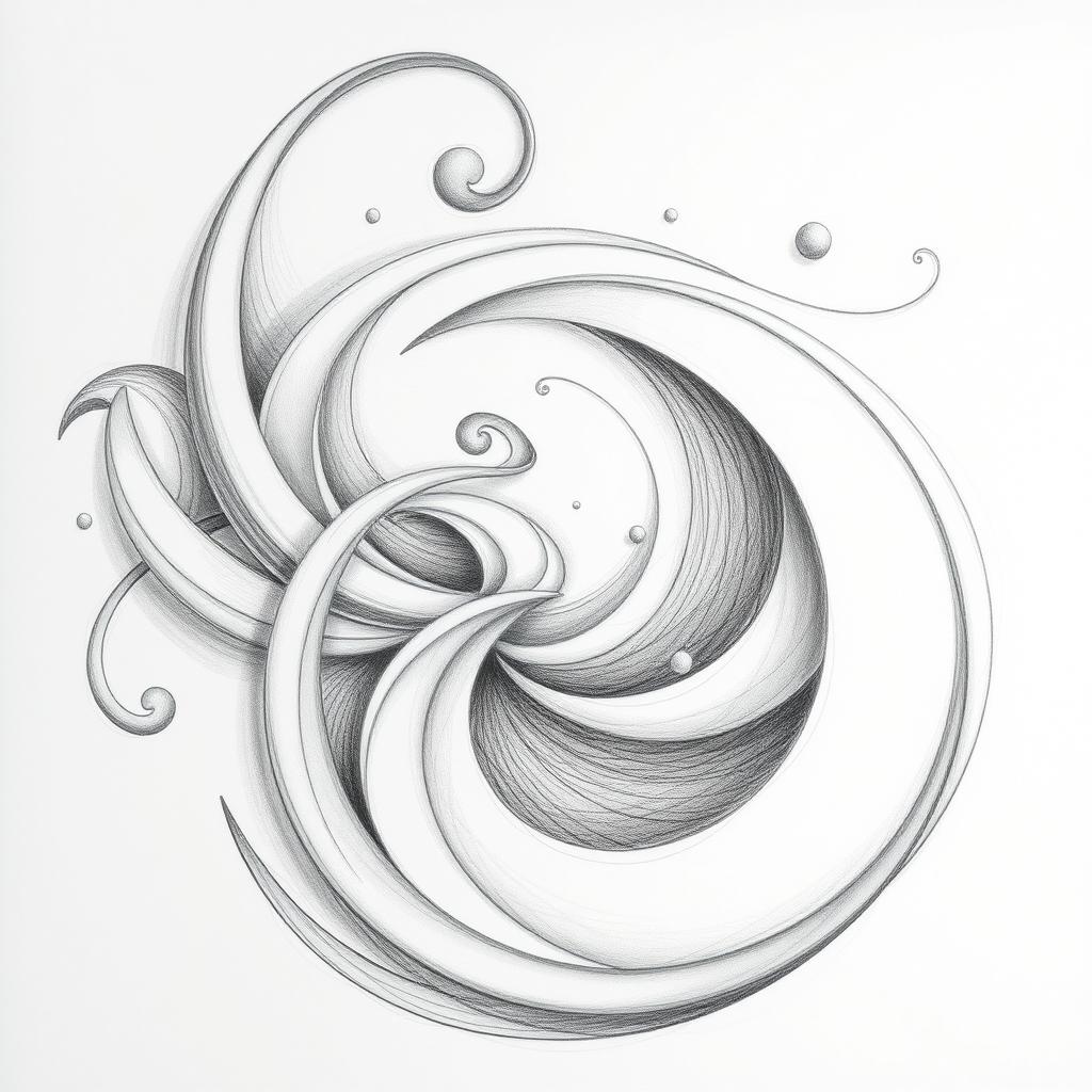 Discover the Beauty of Curves: Intricate Abstract Design