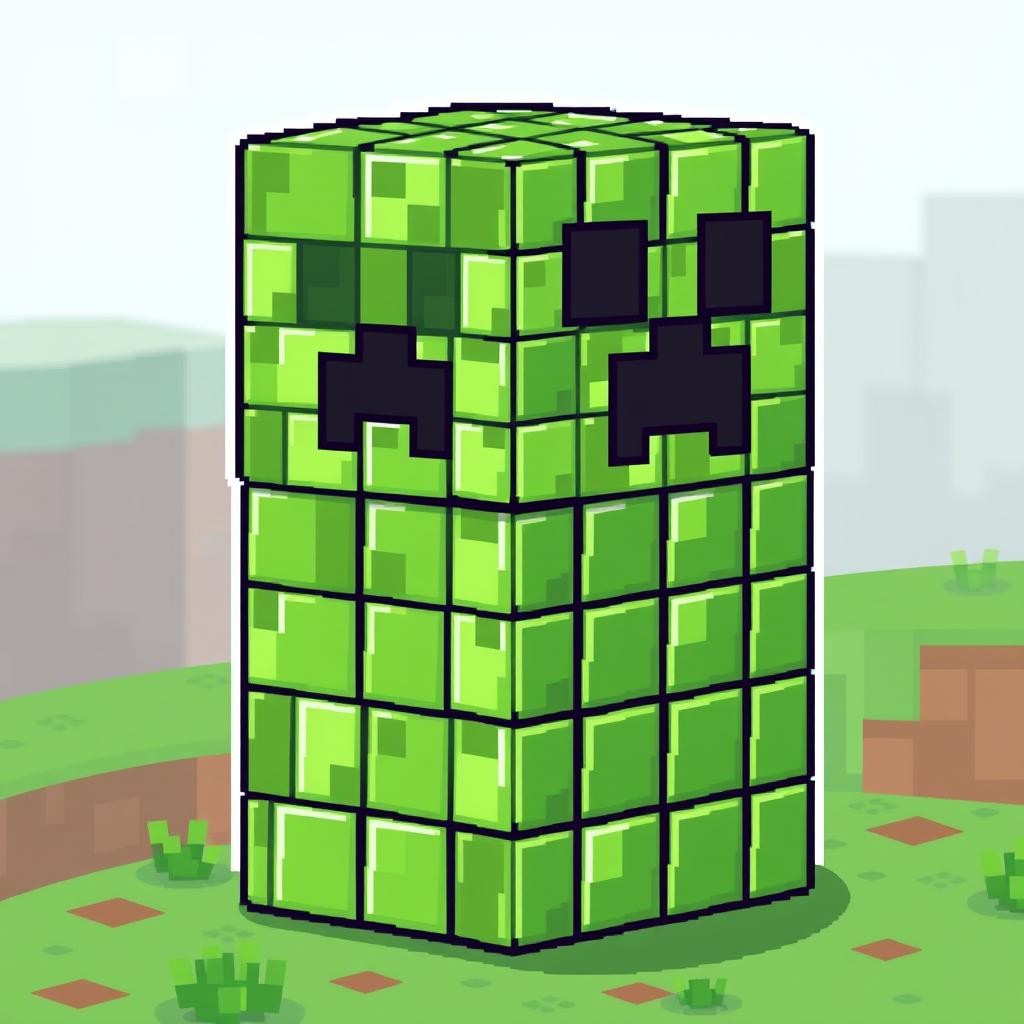Create Your Own Minecraft Creeper in Pixel Art!