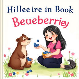 A delightful children's book cover featuring a cute cartoon scene