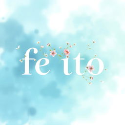 A visually appealing representation of the word 'feito' displayed artistically in a creative context