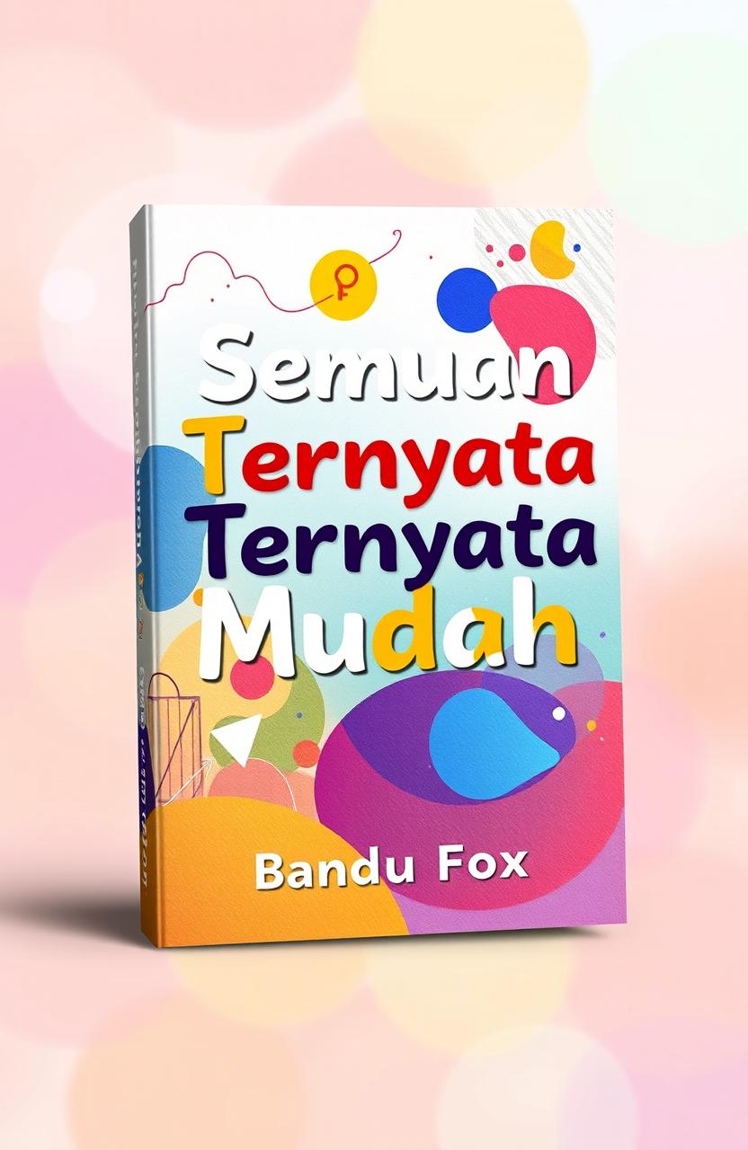 An artistic representation of the book cover for 'SemuanTernyata Mudah' by the author Bandu FoX