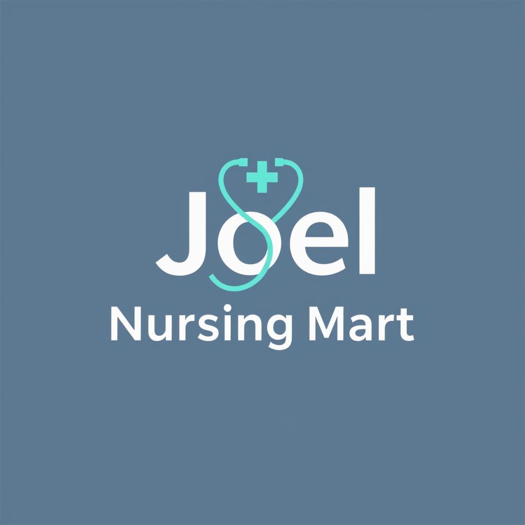 A modern and engaging logo design for 'Joel Nursing Mart'