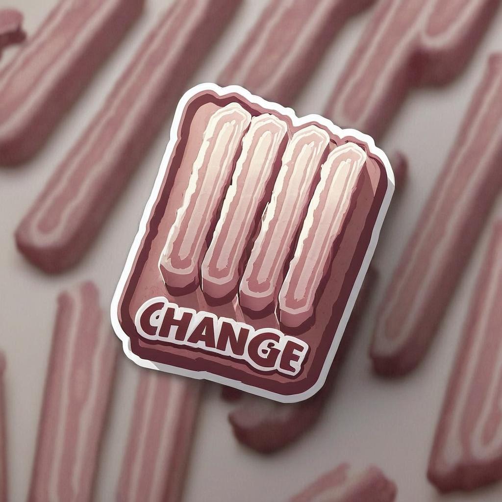 Playful Churros Sticker Design: Colorful & Inviting