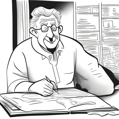 The cartoonist's drawing skills were adequate to bring the characters to life on the page.