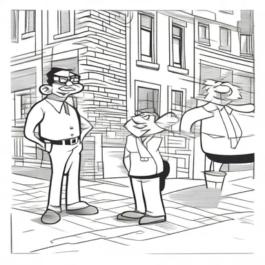 The cartoonist's drawing skills were adequate to bring the characters to life on the page.