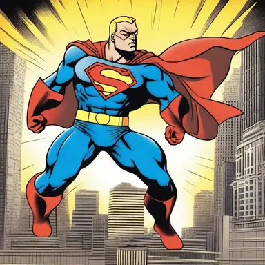 The superhero's powers were adequate to defeat the villain and save the city.