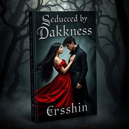 A captivating book cover for the title 'Seduced by Darkness' by author Ersshin