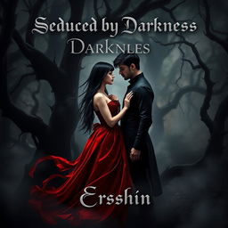 A captivating book cover for the title 'Seduced by Darkness' by author Ersshin