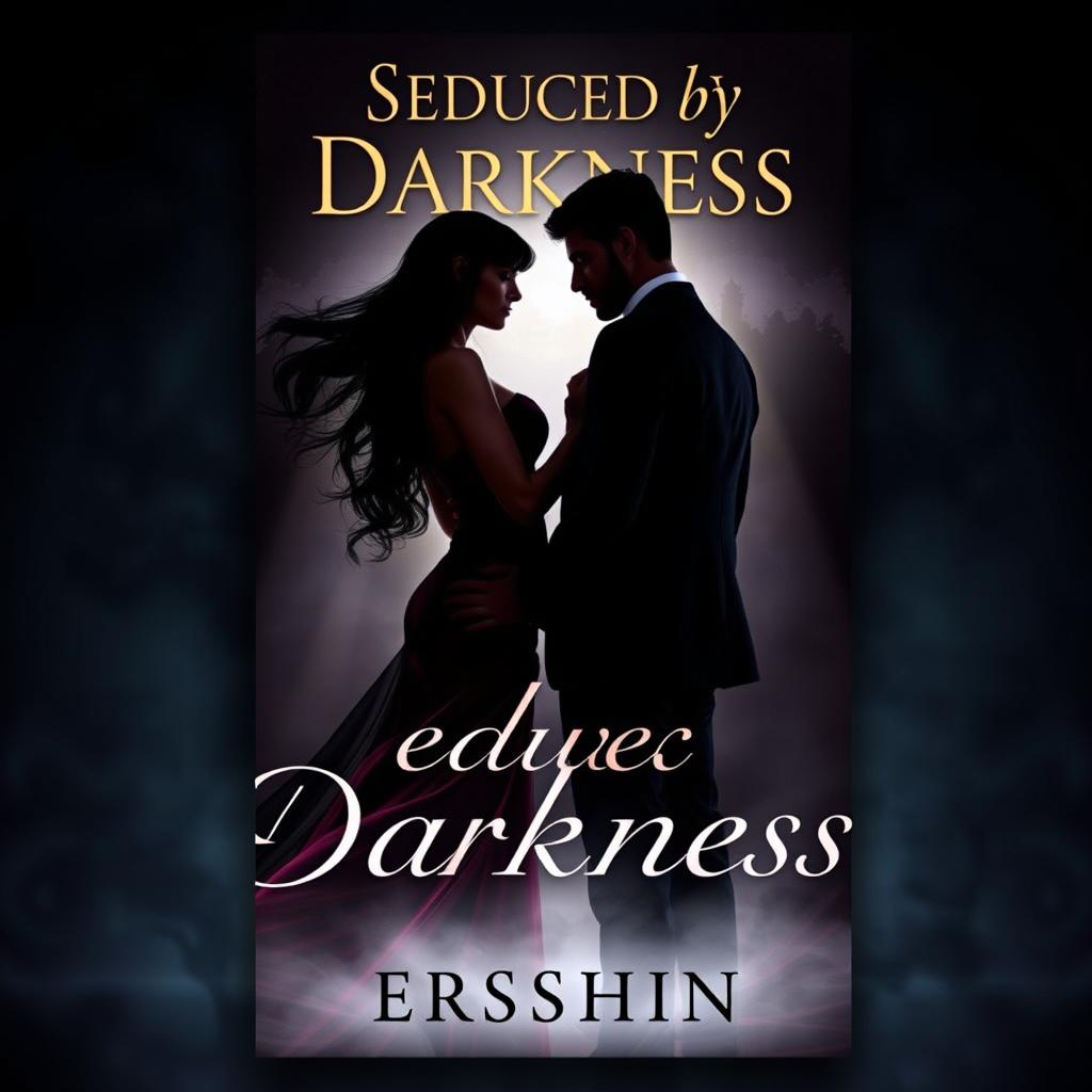 A captivating book cover for the story "Seduced by Darkness" by Ersshin