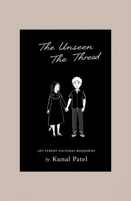 A minimalist book cover design featuring a solid black background