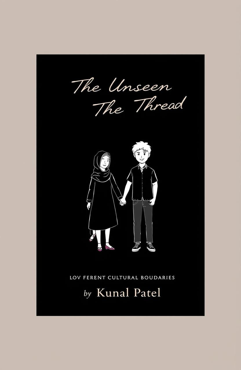 A minimalist book cover design featuring a solid black background