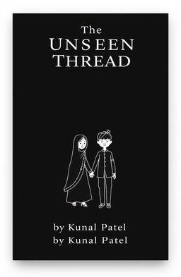 A minimalist book cover design featuring a solid black background