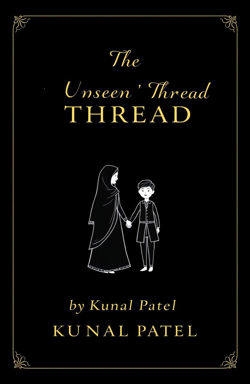 A minimalist book cover design featuring a solid black background