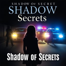 A book cover for a novel titled 'Shadow of Secrets'