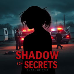A book cover for the novel titled 'Shadow of Secrets'