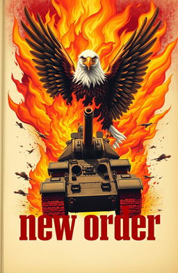 A dynamic and powerful cover illustration featuring vibrant flames and fire, from which the majestic form of an eagle emerges